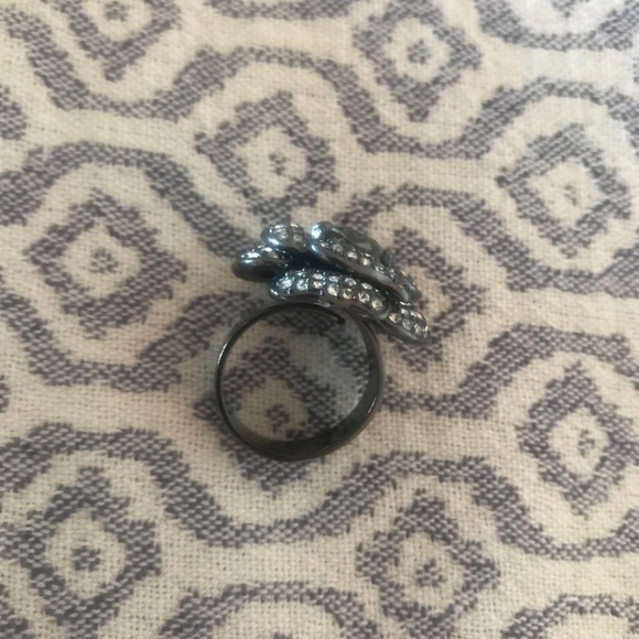 Stella & Dot Fleur Hematite Ring.​​​​​​​​​ - Picture 5 of 5